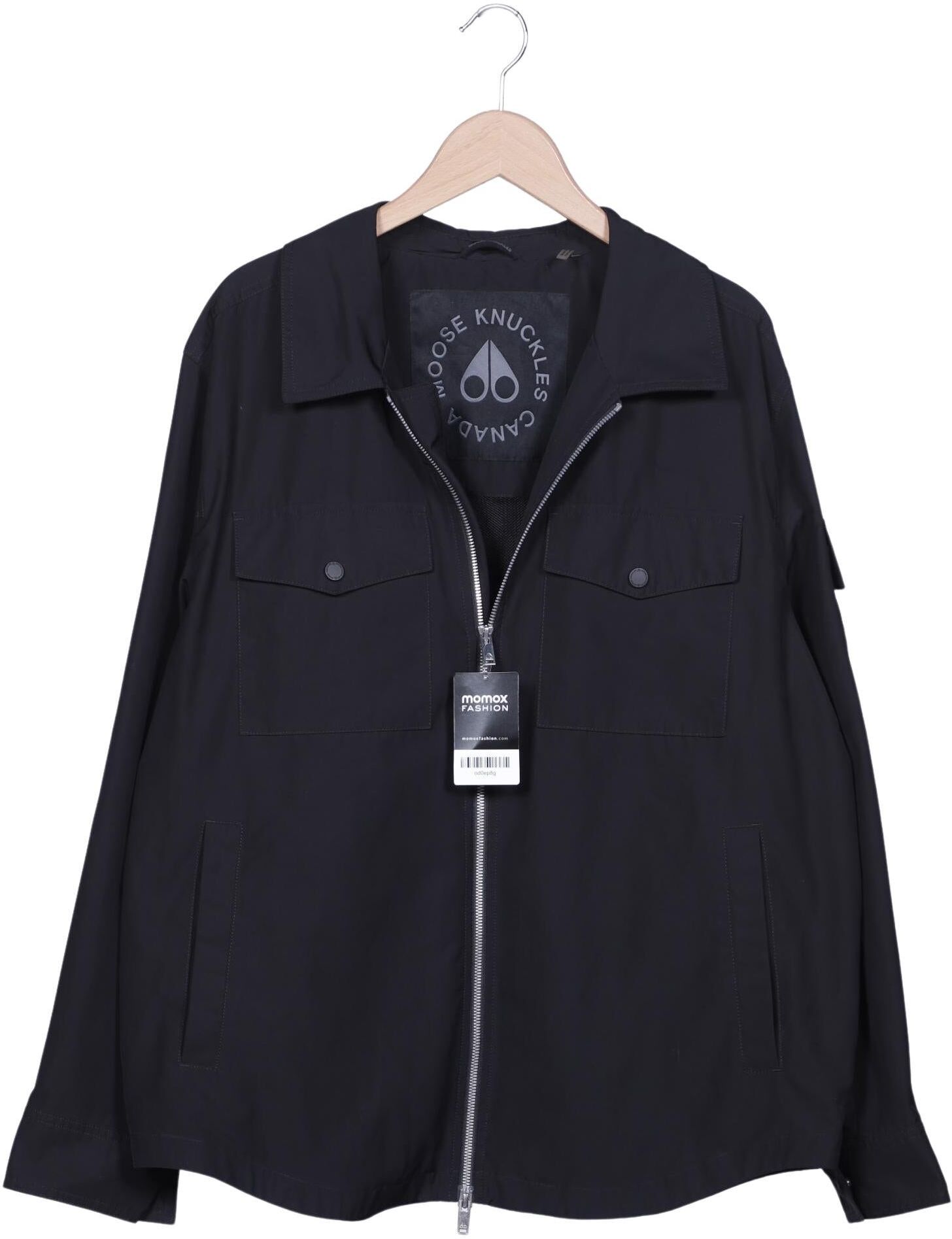 Moose Knuckles Herren Jacke, Schwarz, Gr. XL, Synthetik - Second Hand