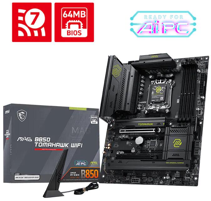 MSI MAG B850 TOMAHAWK WIFI 7E53-001R