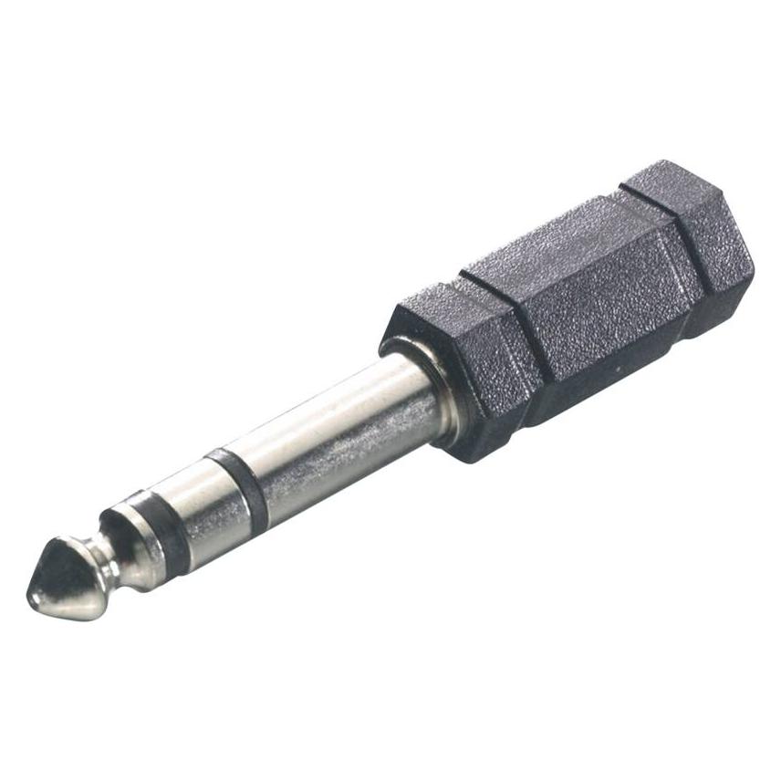 Vivanco Audioadapter, 6.3mm Klinkenst.- 3.5mm Klinkenbuchse (Klinkenadapter) (VVAJACKAD35F63M)