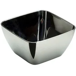 MONOUSO - Servierschüssel Plastik silber 75ml 5x5x3cm (20 Stück)