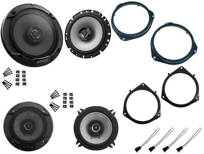 DSX Kenwood Lautsprecher Set für Opel Corsa E X15 Tür vorne hinten 560W Auto-Lautsprecher (60 W)