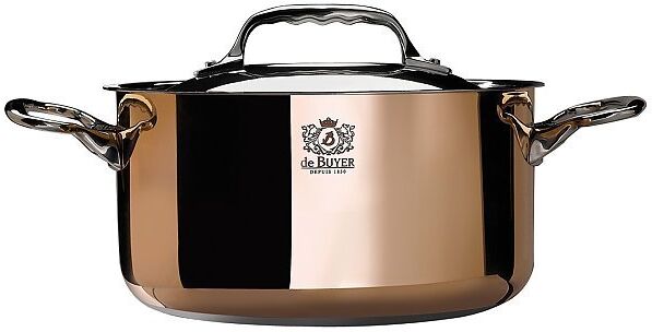 DE BUYER Kochtopf Prima Matera 16cm 1,8l (Kupfer) braun EG