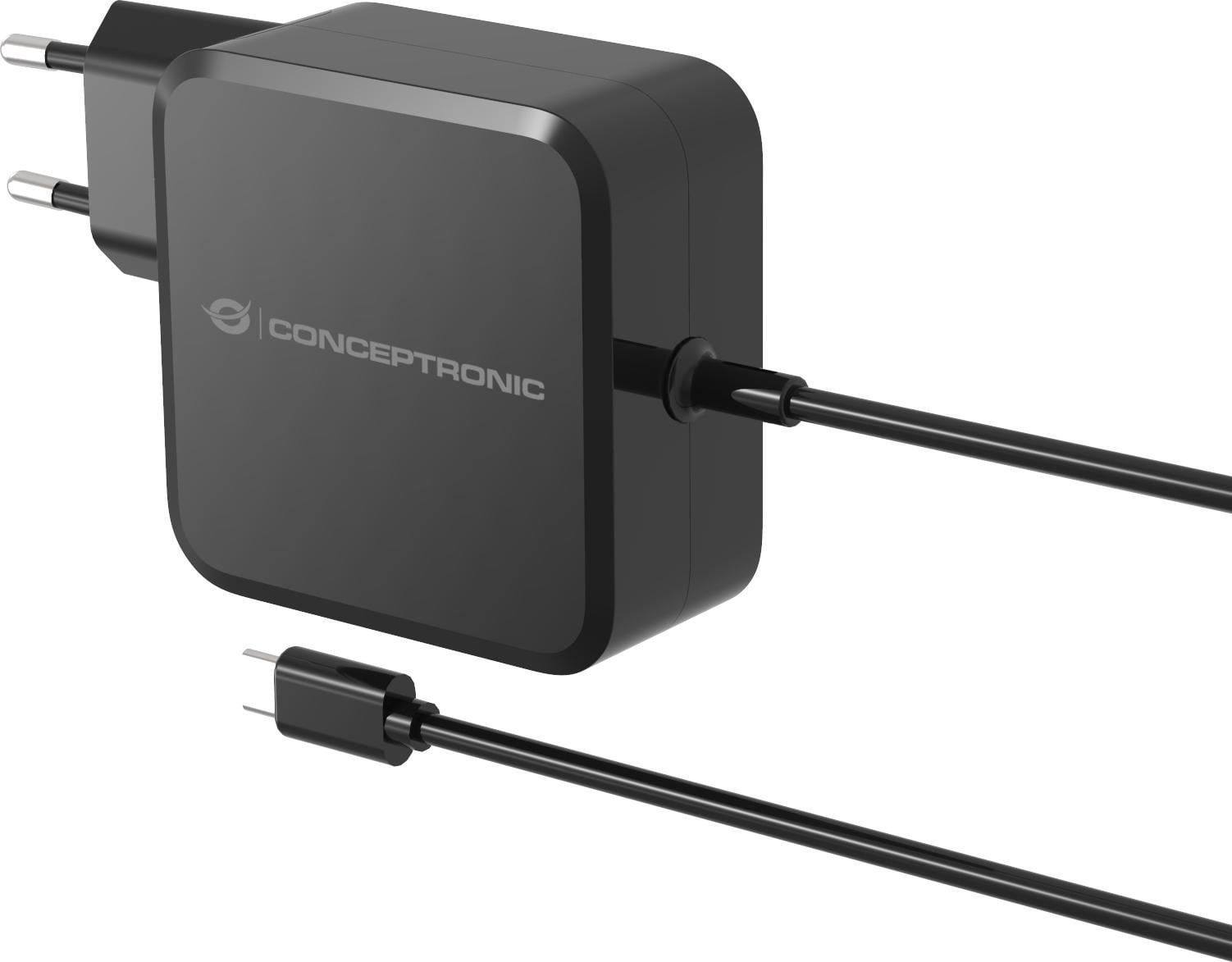 Conceptronic OZUL05BE USB-C GaN Oplader 100W PD 3.0/PPS