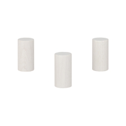 Halmakegel.com Zylinder - Walze Apollo - 15x30mm - weiss 256630