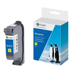 G&G Original-Druckerpatrone GB-001CY schnell trocknende Solvent Tinte