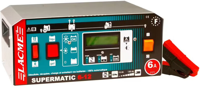 LACME Chargeur de batterie 6-12V SUPERMATIC 6-12 - 506700