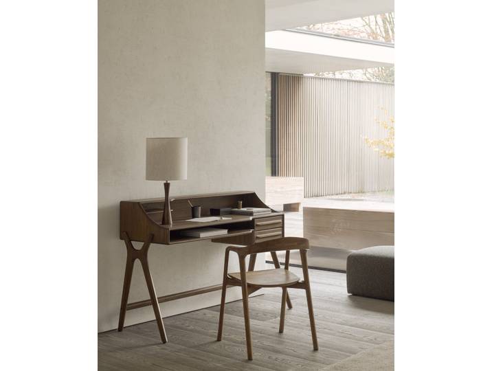 Ethnicraft Bureau Flow Teak - Wild Brown