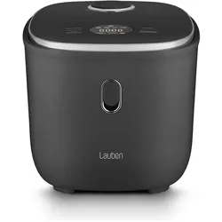 Lauben Low Sugar Rice Cooker 3000AT, Dampfgarer + Reiskocher, Grau