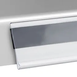 Scannerschiene DBR, magnetisch 35 mm | 1.000 mm, PVC, transparent