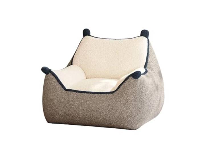 Xumh2024-3 Sitzsack Sitzsack-Stuhl, Einzelliege, Bodensitz for Lounge-Bereiche for Sitzen und Liegen(Grigio)