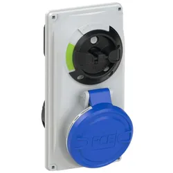 PCE 6015-9 CEE-Steckdose abschaltbar kompakt 16A 5p 9h IP44/IP54 60159