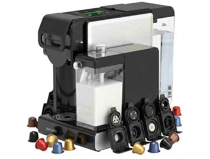 avenido Multi-Kapselmaschine, Kapsel Kaffeemaschine 19 Bar, 2850 W AV4388
