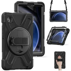 eSTUFF CHICAGO Full Body Defender (Samsung Galaxy Tab A9+), Tablet Hülle, Schwarz