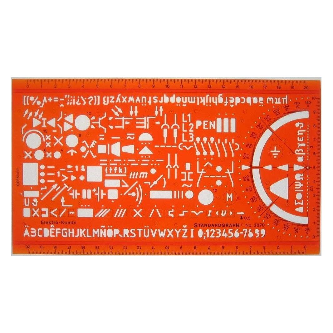 DUX Elektro-kombi Schablone (22 cm) (3370)
