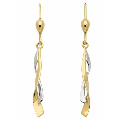 Paar Ohrhänger ADELIA´S "1 Paar 333 Gold Ohrringe / Ohrhänger", gold, Ohrringe, Damen, Damen, Gold, 333 Gold Goldschmuck für Damen