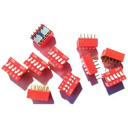 Diptronics DMR-09-T-V-T/R DIP-Schalter Polzahl 9 SMT 1 St.