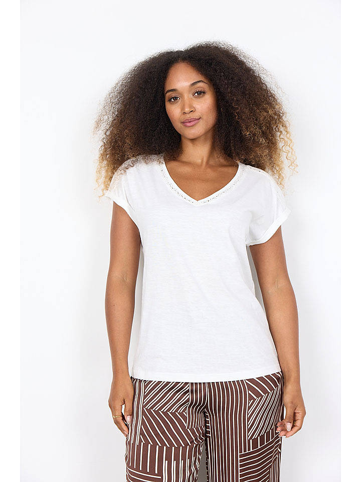 soyaconcept Shirt "Babette" in Weiß - L