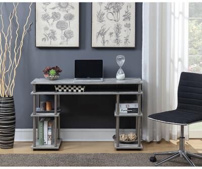 Convenience Concepts Designs2Go No Tools Student Desk with Shelves