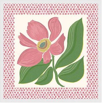 "Calloway Art - Pink, 32"" x 32"" - Ballard Designs"