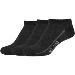 3er Pack Mustang Casual Baumwolle Sneakersocken Damen 9999 - black 39-42