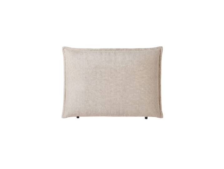 Tête de lit tapissée en tissus naturels beige 150 cm