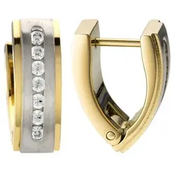 DIAMONIQUE® TITAN Creolen = 0,28ct Brillantschliff