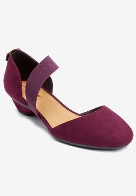 Women's The Camilla Pump by Comfortview in Dark Berry (Size 12 M)