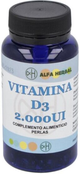 Alfa Herbal Vitamin D3 2000 IU 100 Pearls