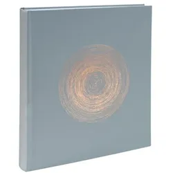 EXACOMPTA Fotoalbum Ellipse 29x32 cm 60 Seiten grau, 30.3x4.7 cm