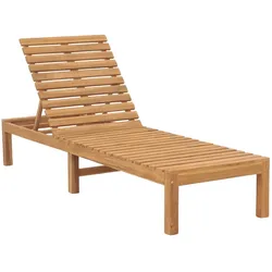 Helloshop26 - Sonnenliege Deckstuhl Sonnenbett Gartenbett Terrassenmöbel Massivholz Teak 02_0012714