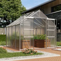 Vitavia Gewächshaus "Mars 6700",aluminium eloxiert,6,7 m2