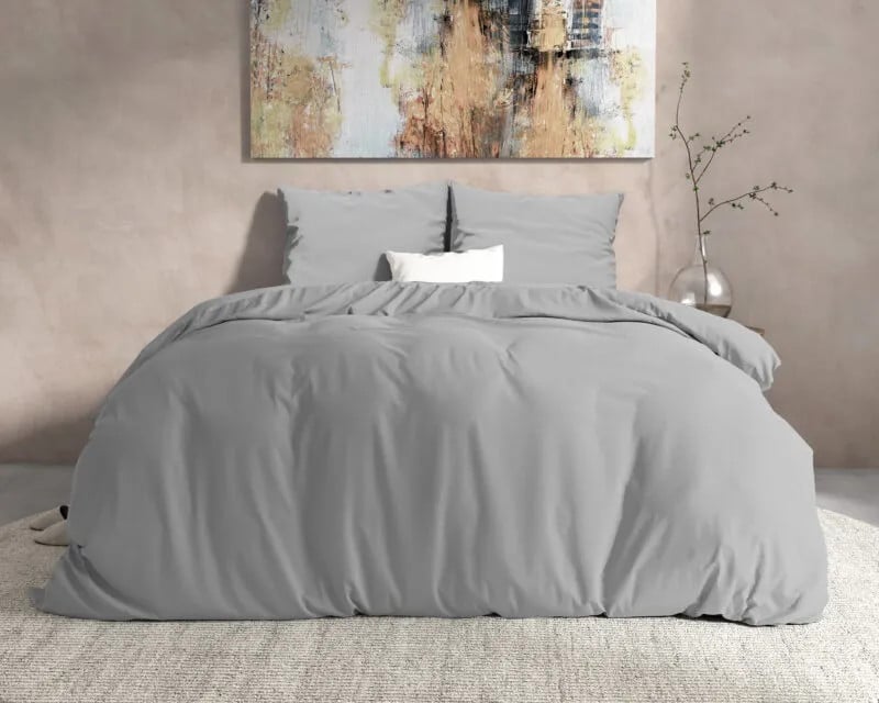 Dreamhouse DH Flanel Mendez Dekbedovertrek Grijs 240 x 200/220 cm