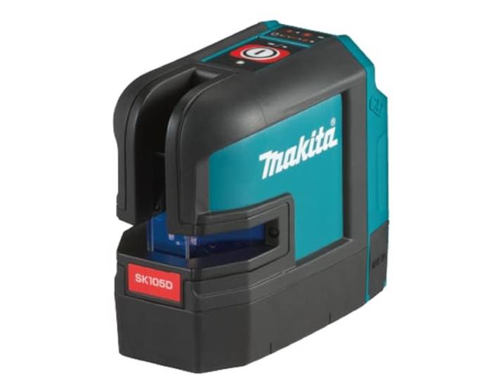 Makita SK105DZ Tracciatore Laser Batteria 12V CXT max 25m Rosso