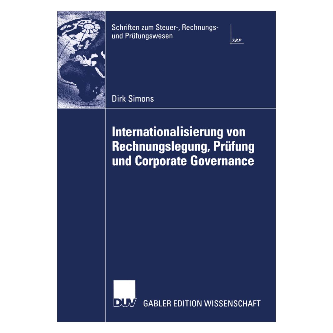 DUV Internationalisierung von Rechnungslegung, Prüfung und Corporate Governance (Deutsch, Softcover, Dirk Simons) (7354354)
