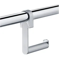 KEUCO PLAN Care Toilettenpapierhalter, starr, montierbar an Winkelgriff, 34962010000, Farbe: Verchromt