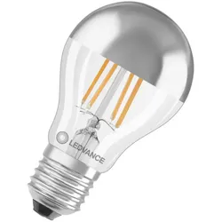 Ledvance E27 LED Kopfspiegellampe Silber 6,5W wie 50W 2700K warmweiß