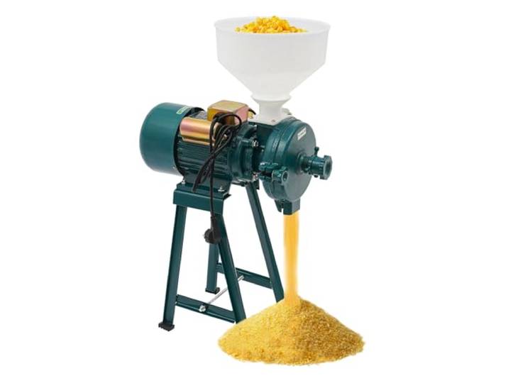 1.5KW Getreidemühle Elektrisch Professionelle Elektrische Grinder Powder Maschine Elektrischemühle mit Malzmühle +Funnel für alle Getreidesorten Weizen Gerste Mais Hafer