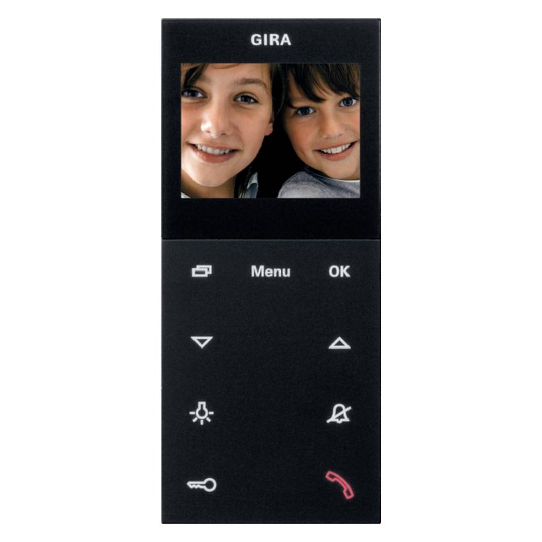 Gira Video-Haustelefon 1239005 Video AP Plus System 55 schwarz (Kabelgebunden) (1239005)
