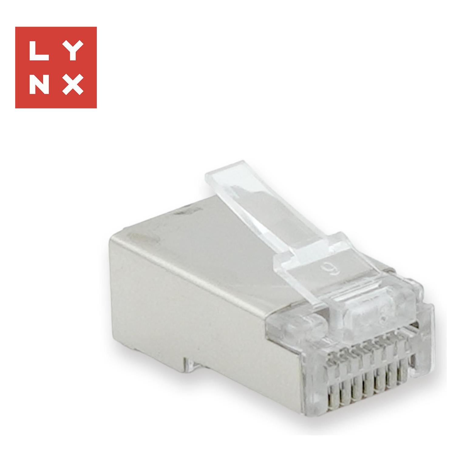 Lynx Cs LYNX konektor STP Cat6, 50µ, 100ks (LX-CON-CAT6-STP-50)