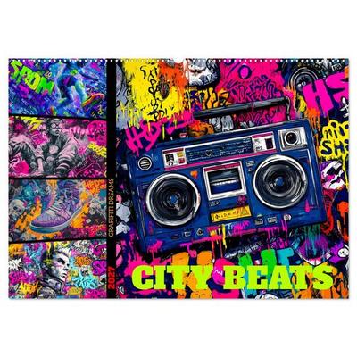 City Beats - Graffiti Dreams (Wandkalender 2027 DIN A2 quer), CALVENDO Monatskalender