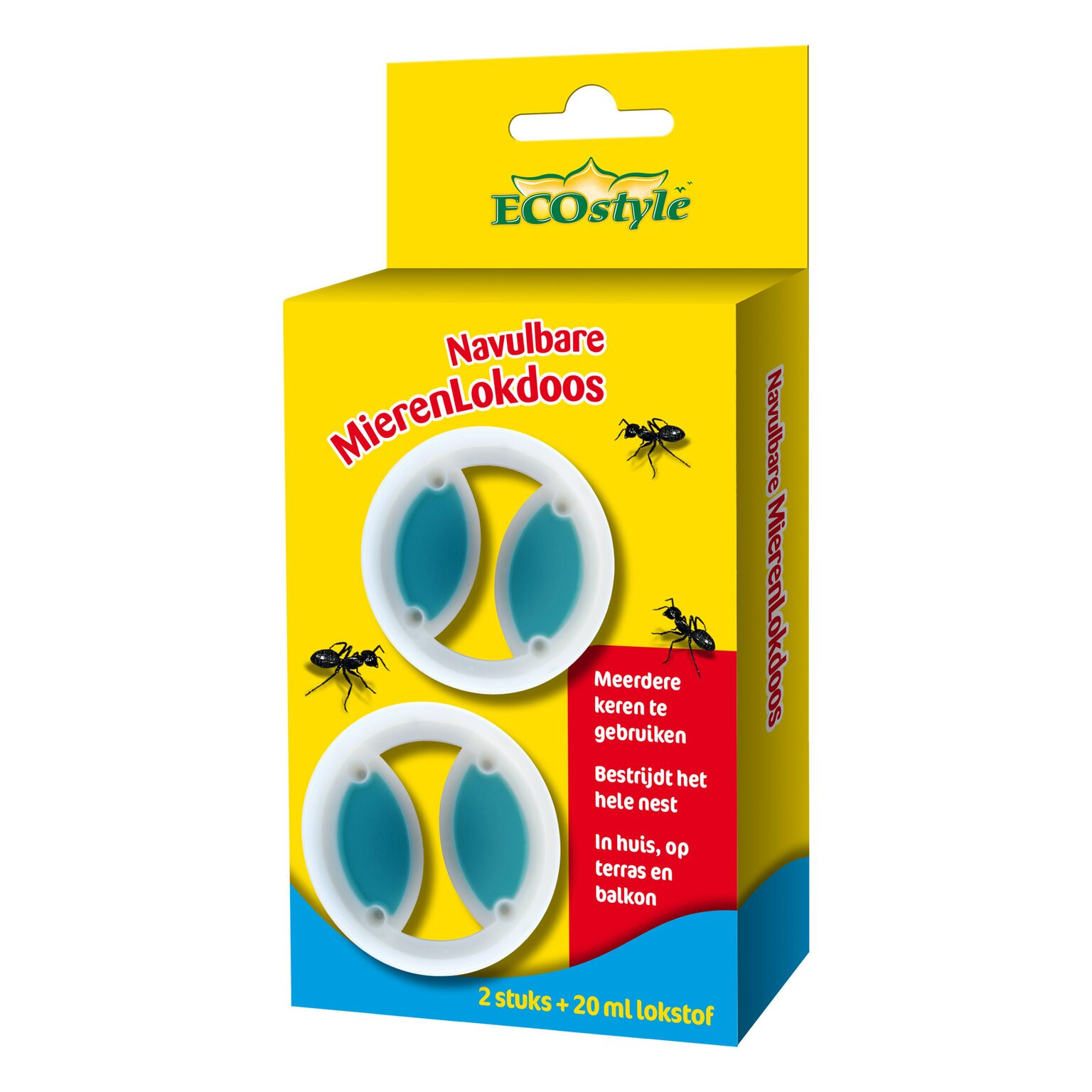 ECOstyle navulbare Mierenlokdoos
