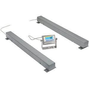 PCE Palettenwaage SW 5000N, mit Tara-Funktion, Teilung 2 kg, Wiegebalken, akkubetrieben, Metall, LCD-Display, bis 5000 kg
