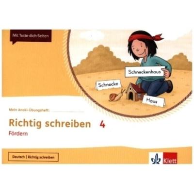 Mein Anoki-Übungsheft. Richtig Schreiben 4. Fördern. Übungsheft Klasse 4, Set von , Klett Schulbuchverlag, 978-3-12-162214-6