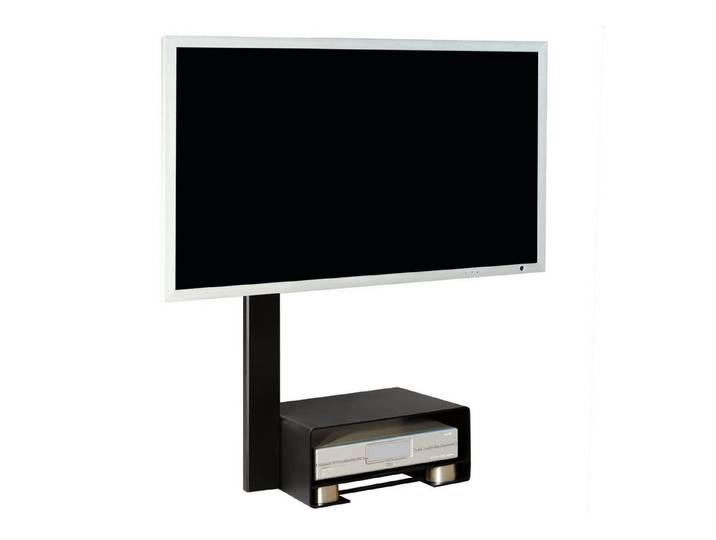 wissmann raumobjekte TV-Ständer Robuster TV-Standfuß, (bis 65,00 Zoll, elegante Fernseher Erhöhung, Stahl pulverbeschichtet, Made in Germany)