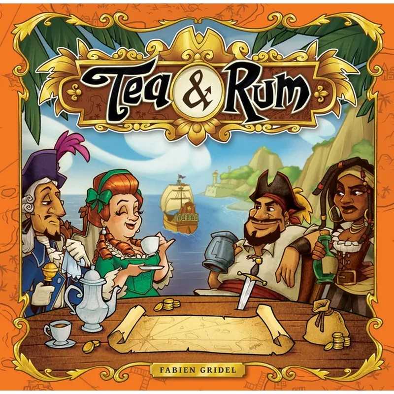 Tea ; Rum Card Game - Compete to Shape the Future of a Kingdom, Ages 10+, by Captain Games