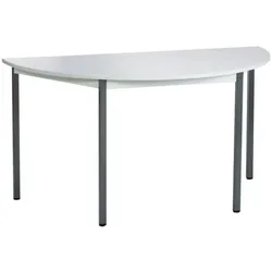 SODEMATUB Halbrundtisch »Universaltischprogramm« 140x70 cm grau, 140x74x70 cm
