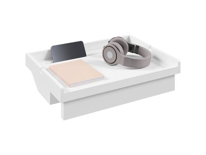 Table de chevet suspendue en bambou - étagère à clipser sans perçage gain de place idéal petite chambre