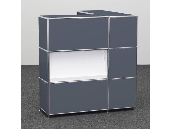 Empfangstheken System4, Anthrazit, Neu - Elegant & Stilvoll