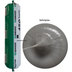 Ramsauer 450 Sanitär betongrau 1K Silikon Dichtstoff 400ml Folienbeutel