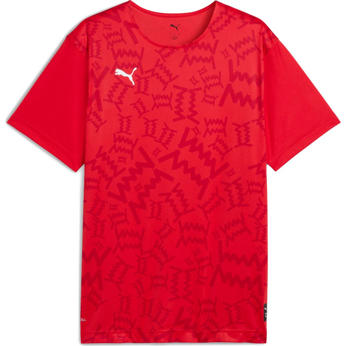 Puma Teamjaws Graphic SS Shooting Shirt for all time red (03) S 688449-03-S